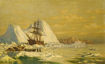 William Bradford Painting - An Incident Of Whaling William Bradford